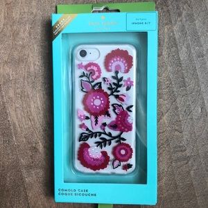 Kate spade iPhone 8/7 jeweled garland case NWTO